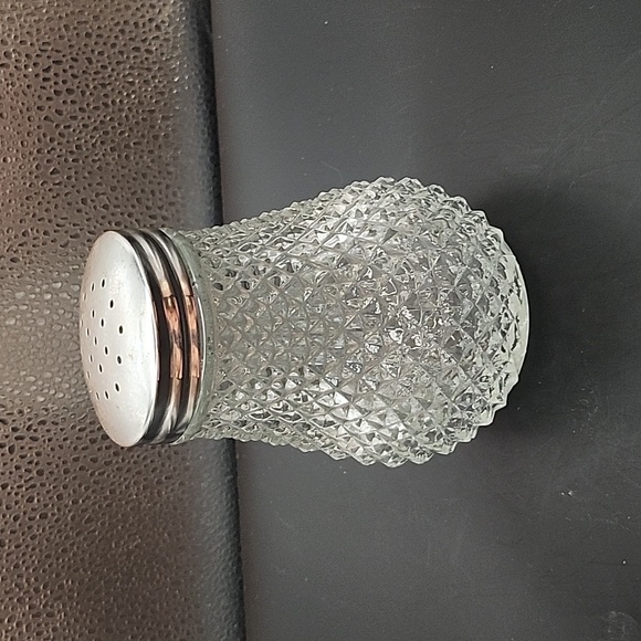 Vintage Glass Sugar Shaker 4.5" - Picture 4 of 9